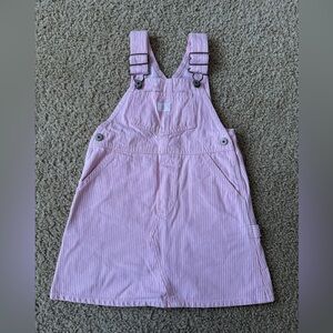 Oshkosh B’gosh Adorable Pink Striped Kids Overalls